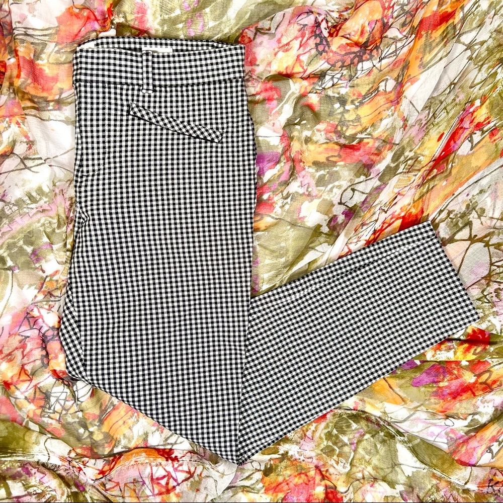 Gap Signature Skinny Ankle Gingham Pants
